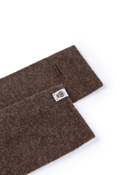 Pure Cashmere Stulpe - coffee