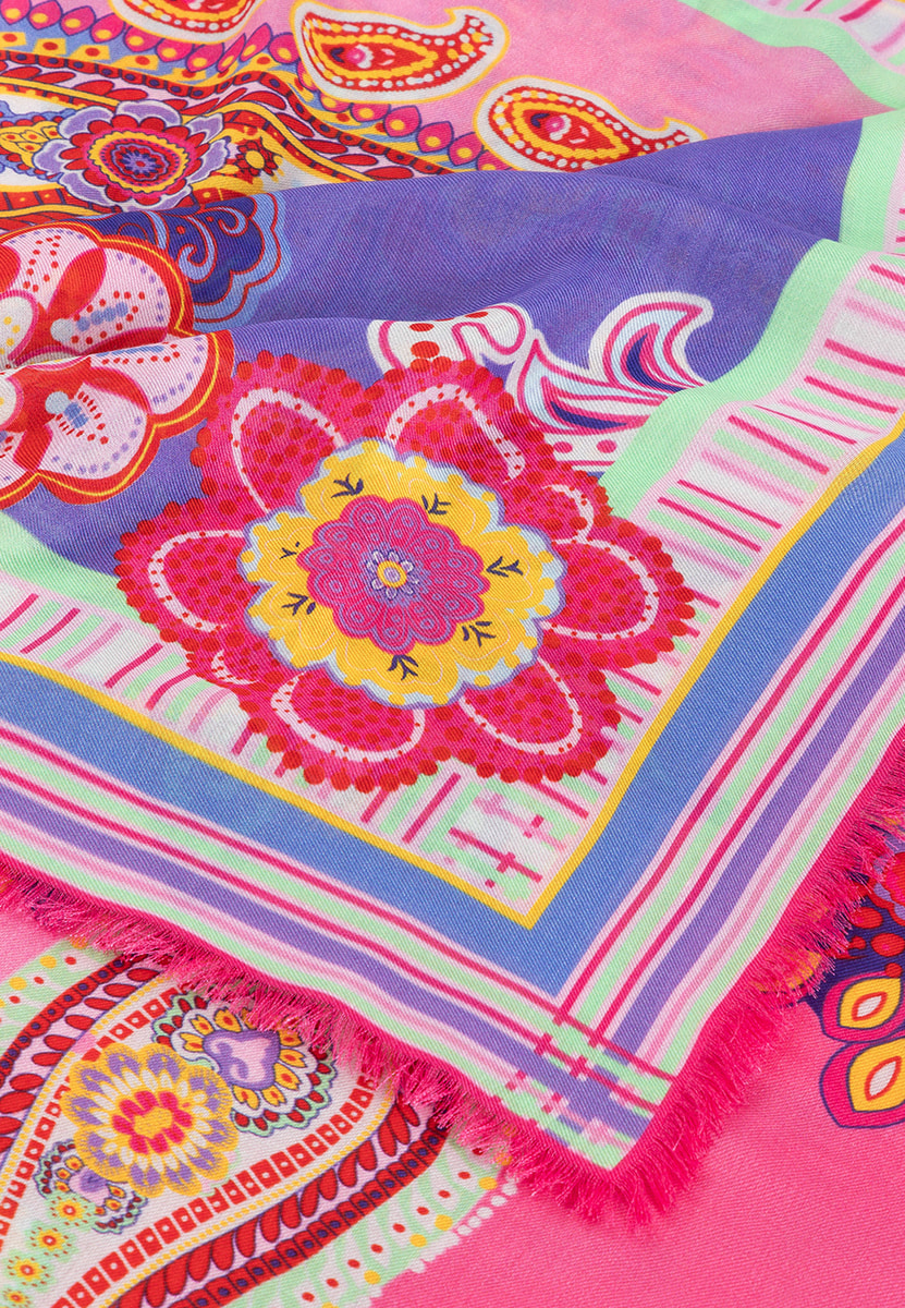 Summer Vibes 130 x 130  - multi pink