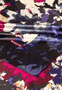 Camouflage Flowers 130x130  - multi mulberry