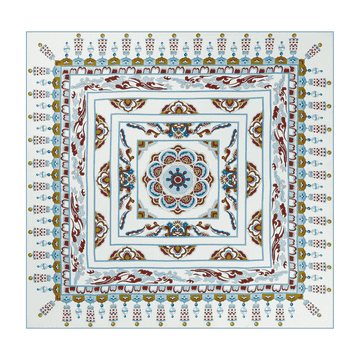 Desiree 105x105 - aqua/petrol