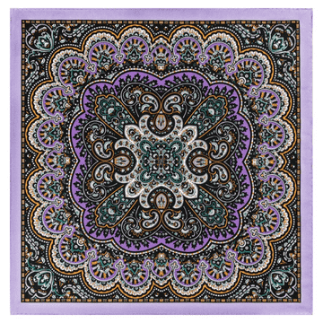 Young Paisley 53x53 - multi lilac