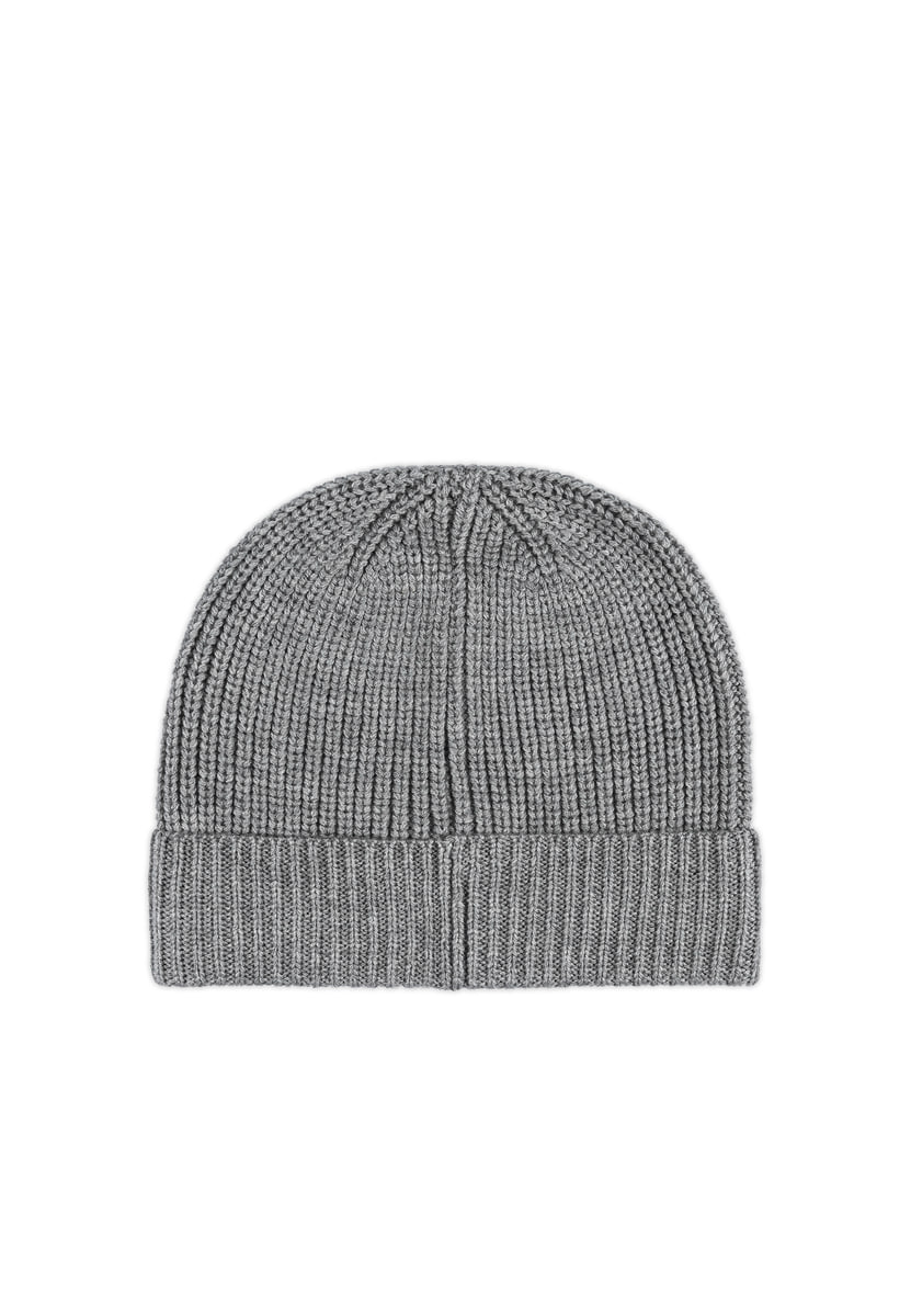 Pure Merino Umschlagmuetze - flanell