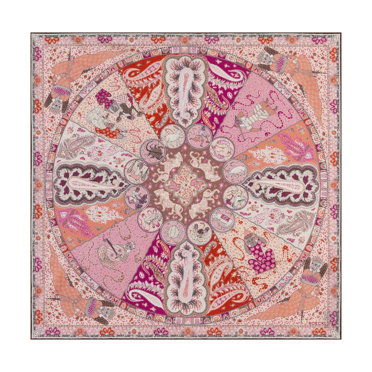 Small Horoscope 70x70  - rose/beige