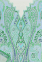 Shimmering Ornament 70x80 - multi green