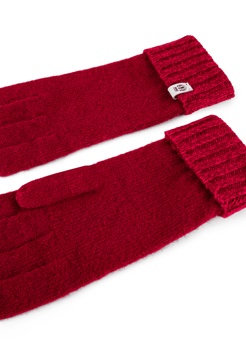 Cabel lines Handschuh - berry/pink
