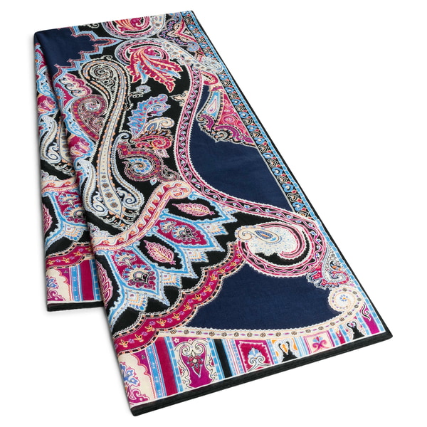 Porta Paisley 70x180  - multi navy