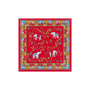 Lucky Elephant 53x53  - red mix