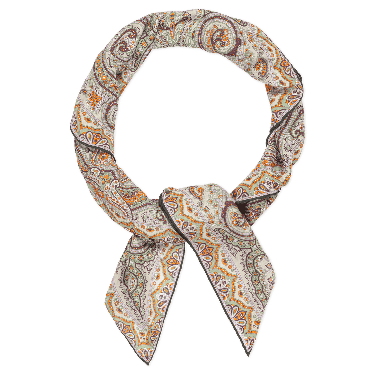 Enchanted Paisley 140x140  - multi forest