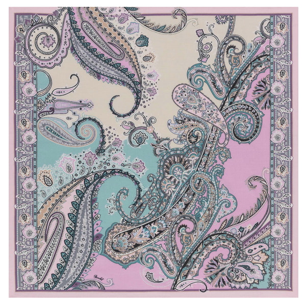 Paisley Confidence 90x90 - multi opal