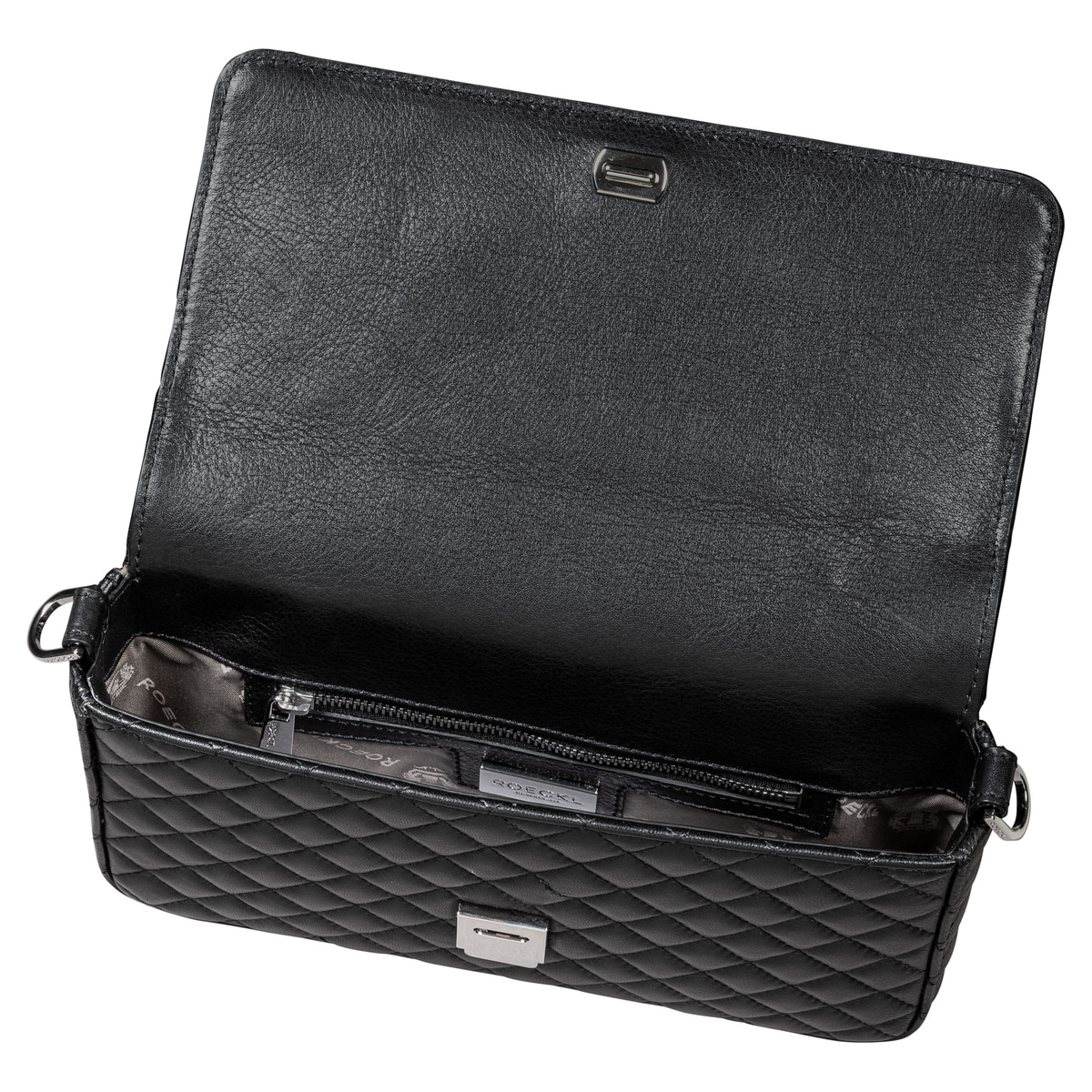 Emilia Shoulder bag Quilted XS - black