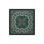 Young Paisley 53 x 53 - multi emerald