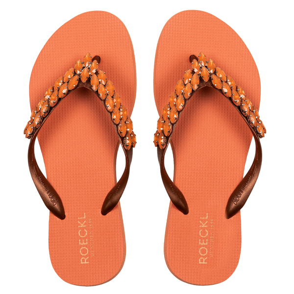 Glowing Sunrise Flip Flop - mandarine