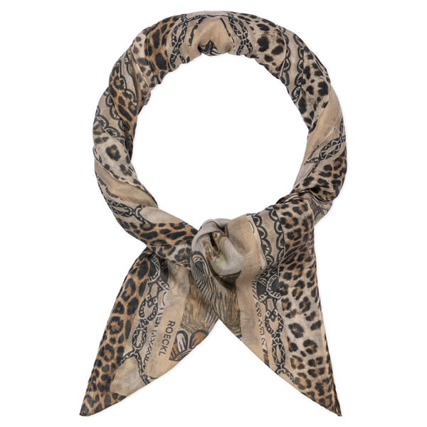 Wild Elephant 140x140 - multi cashmere
