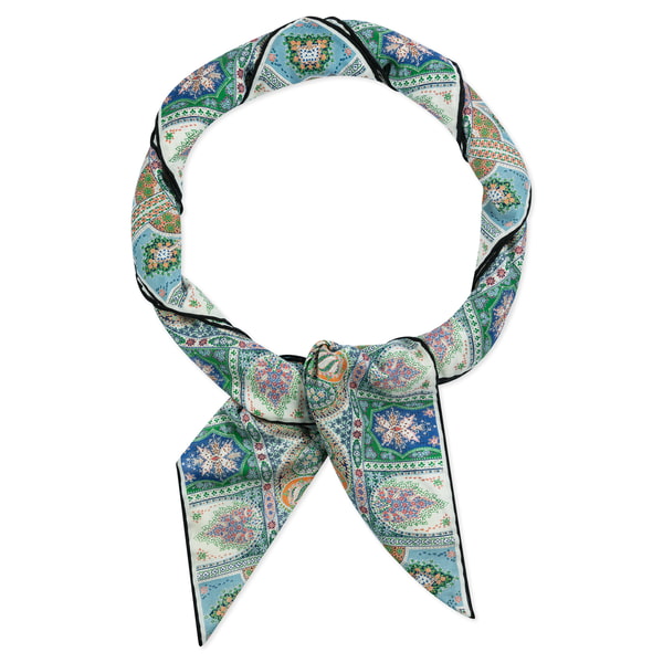 Winter Alhambra Paisley 140x140  - multi navy