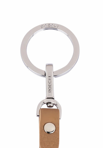 Herz Schlüsselanhänger - camel