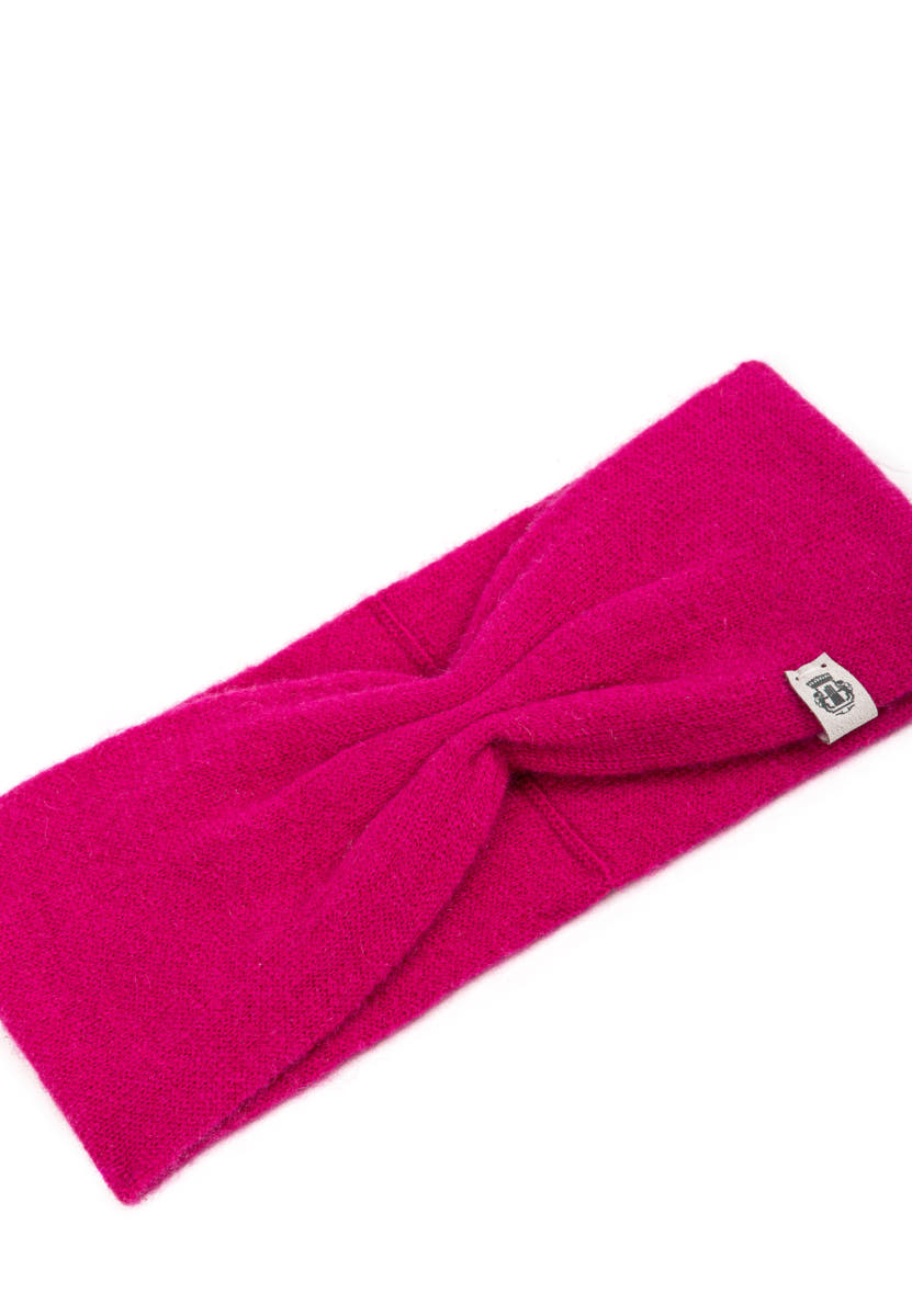 Pure Cashmere Stirnband - berry