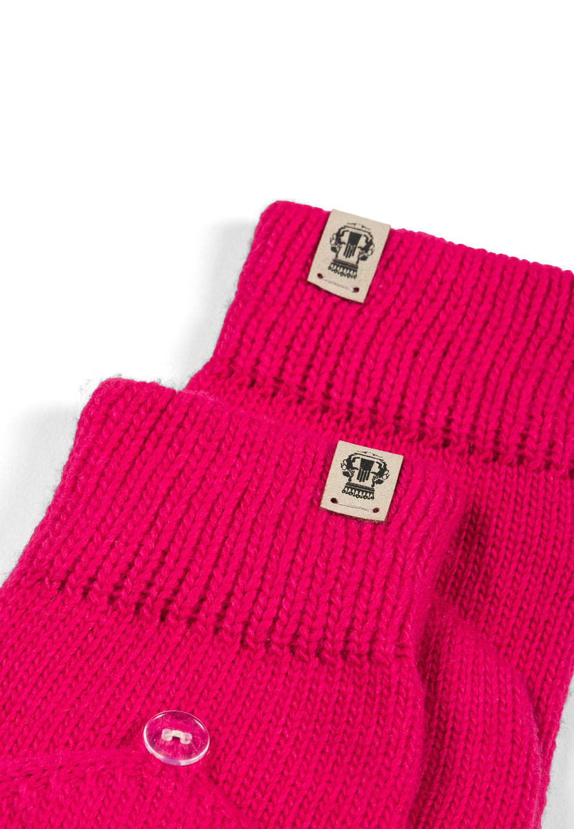 Essentials Kapuzenhandschuhe Basic - hot pink