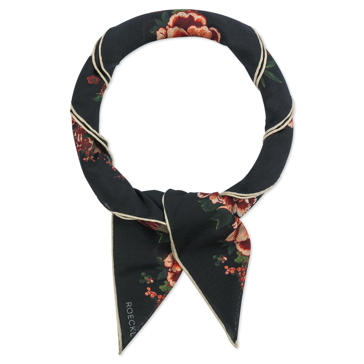 Blooming Wilderness 100x100  - multi black