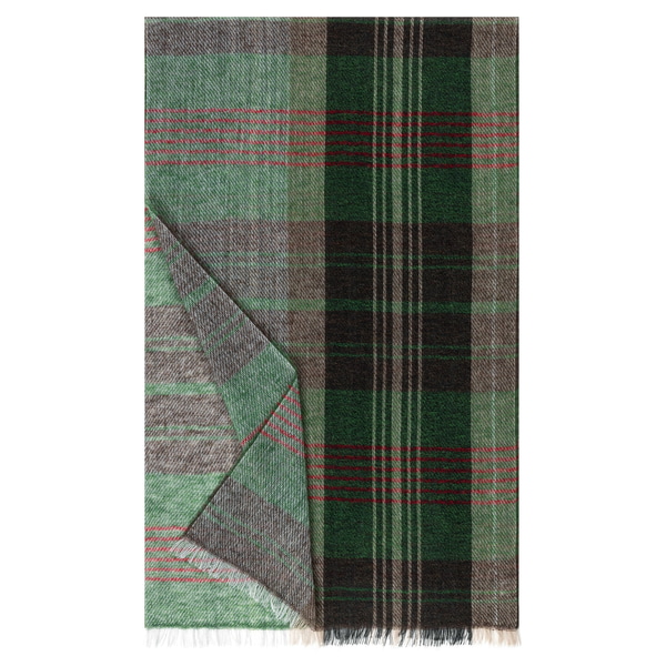 Glencheck 55x180 - multi green