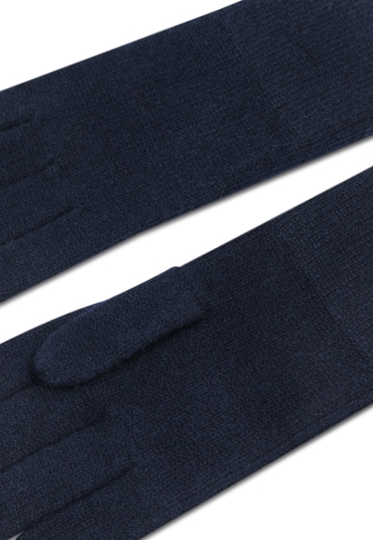 Pure Cashmere Handschuhe - navy