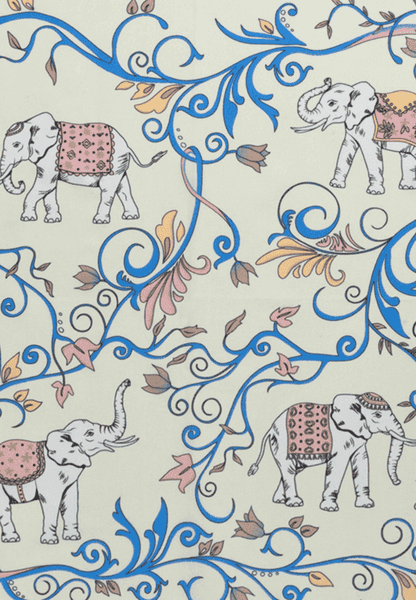 Lucky Elephant 53x53  - multi pastel