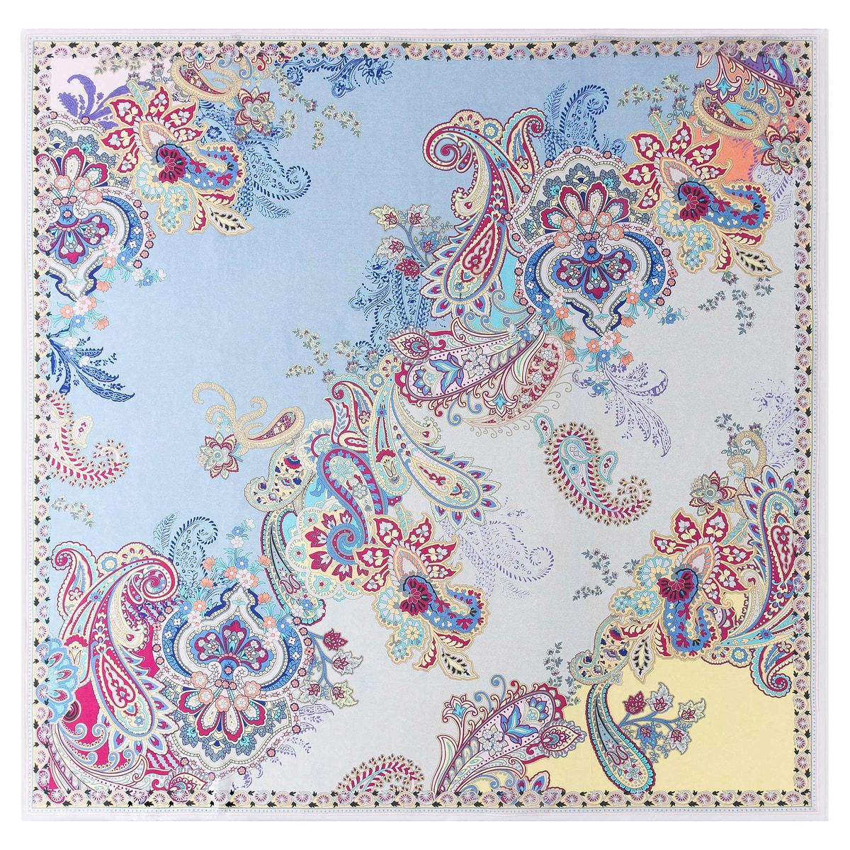 Flower Fusion 130 x 130 - multi pastel