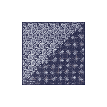Gentleman´s Poket Square 30x30  - multi navy