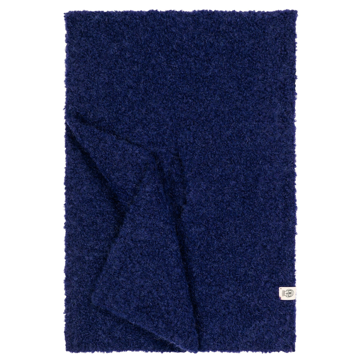 Snowflake Boucle Schal 28x90 - cobalt