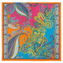 Paisley Fusion 120x120 - multi tangerine