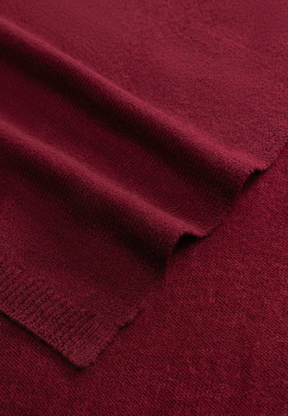 Warm Wool Scarf Women 30x180 - wine