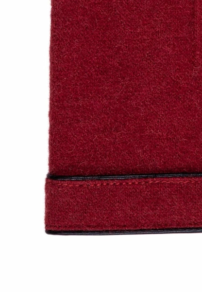 Leather Piping Touch - classic red