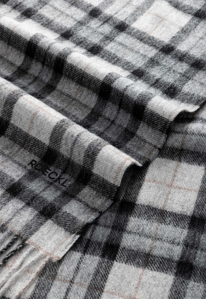 Stripe Tartan 40x180 - black/grey