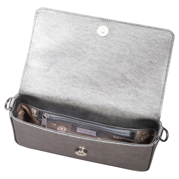 Emilia Shoulder bag metallic XS - platinum