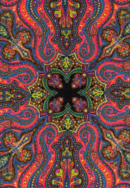 Navona Paisley 140x140 - multi colour