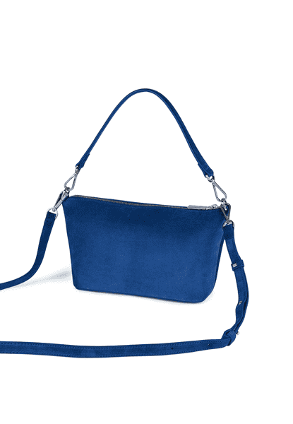 Gaia Veloursleder  - cobalt