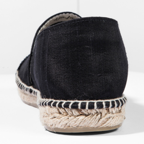 Espandrillo Wildseide Glitzer-Toe/Rocha - black