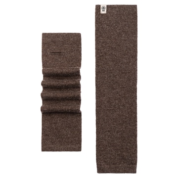 Pure Cashmere Stulpe - coffee