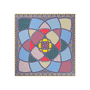 Kaleidoskop 100x100 - multi blue
