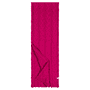 Braided Cashmere Schal 30x180 - berry