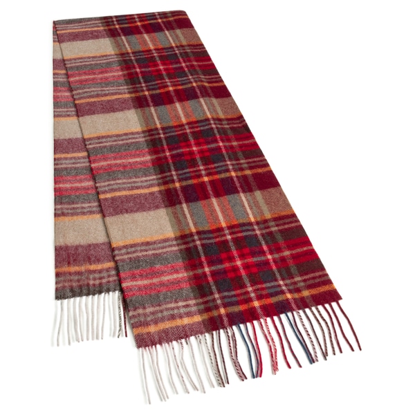 Scottish Tartan Men 30x180 - multi red
