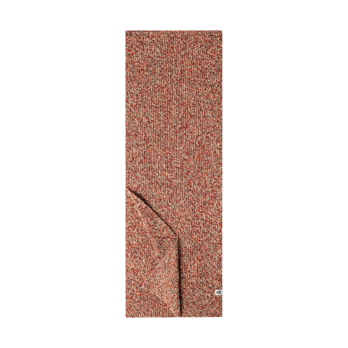Mouliné Rib Schal 30x180 - multi red