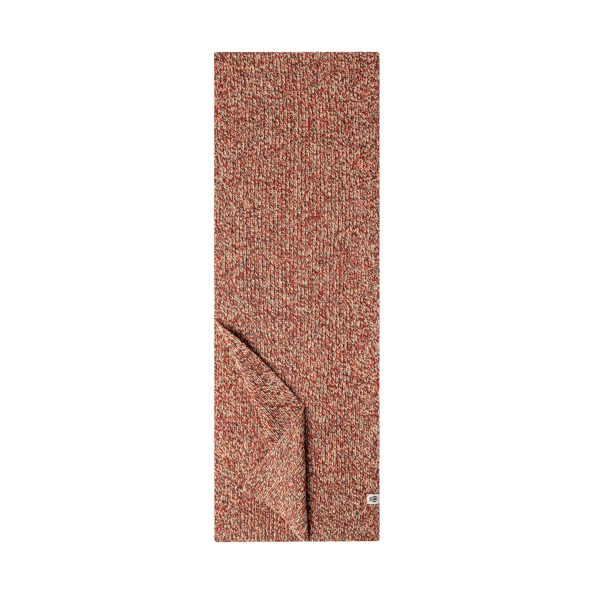 Mouliné Rib Schal 30x180 - multi red