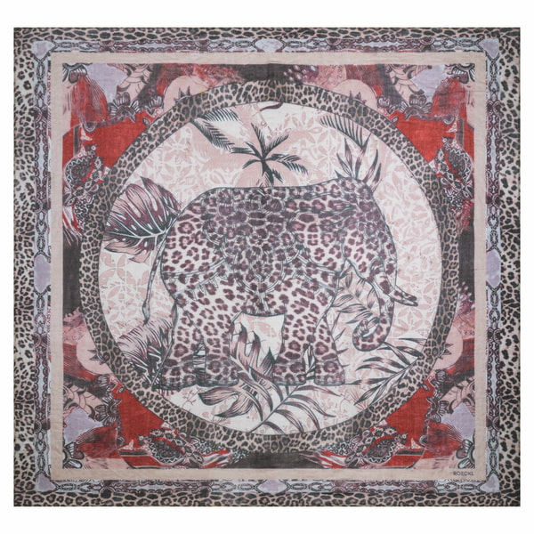Wild Elephant 140x140  - multi mulberry