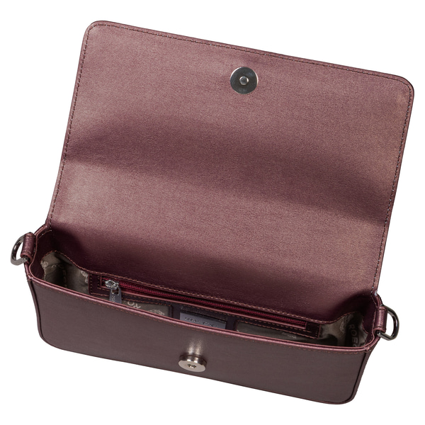 Emilia Shoulder bag metallic XS - wine
