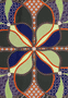 Flower Mandala 53x53 - multi khaki
