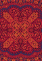 Young Paisley 53 x 53 - multi red