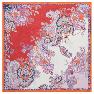 Flower Fusion 130 x 130 - multi cherry