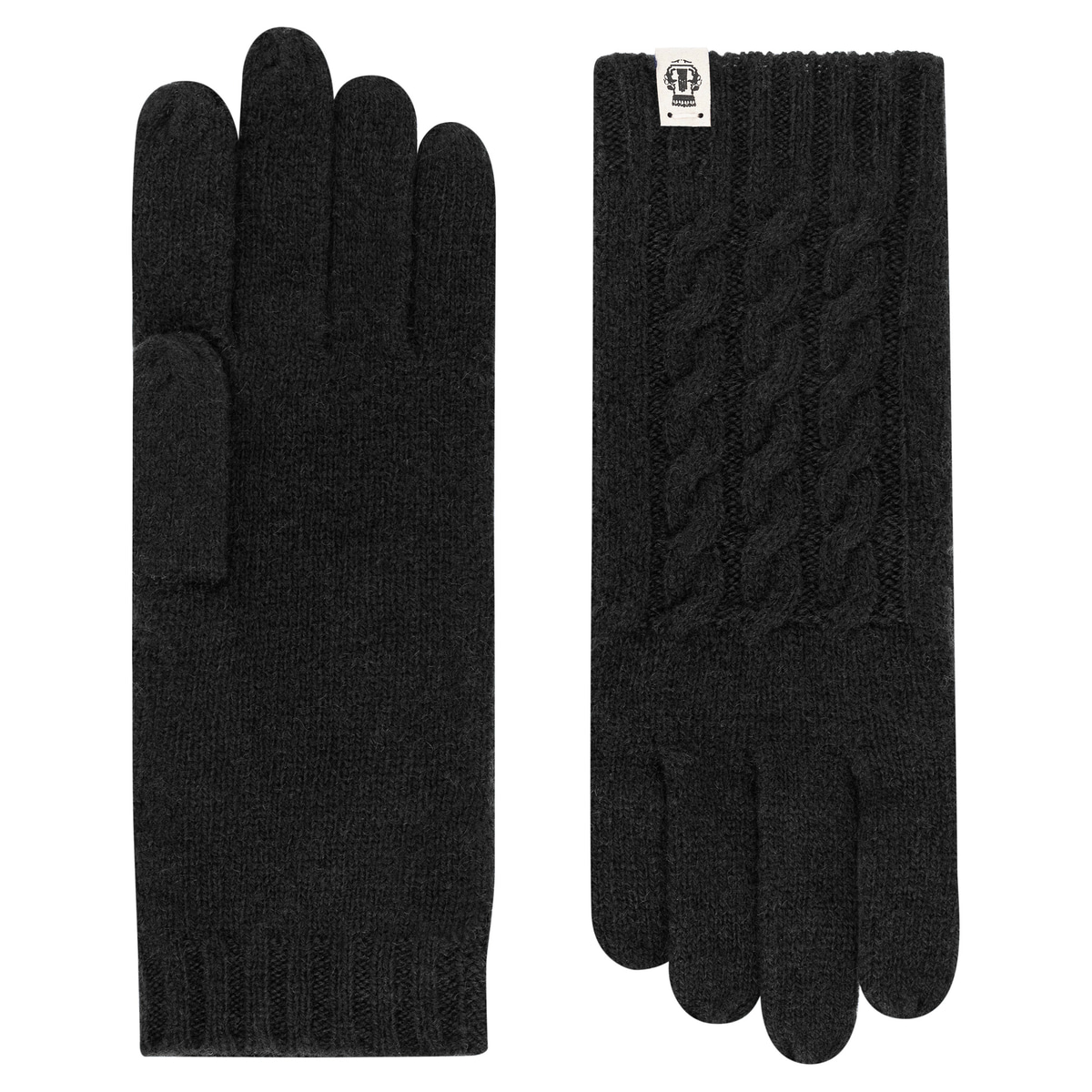 Braided Handschuh - black