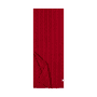 Braided Schal 28x170 - classic red