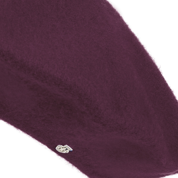 Classic Wool Beret  - grape